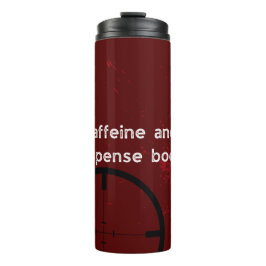 Termo Cafeína y libros de suspensión