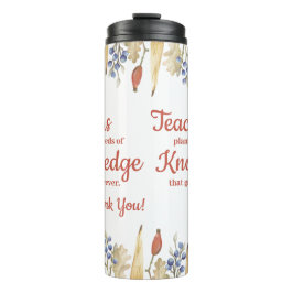 Termo Caída deja a profesores plantar semillas de conoci