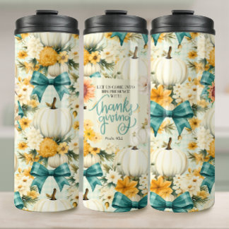 Termo Caída Día de Acción de Gracias Cristiano Tumbler