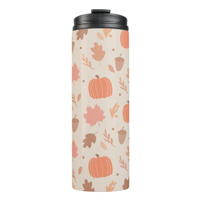 Termo Calabaza de Halloween de otoño (Anverso)