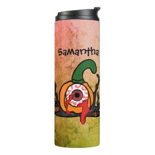 Termo Calabaza de sangre espeluznante personalizada