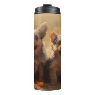 Termo Calabaza deslumbrante de Australia Terrier Puppy O
