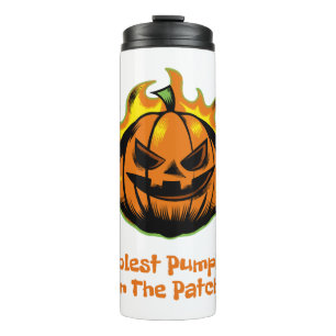 Termo Calabaza Más Cómoda En El Parche Halloween Hallowe