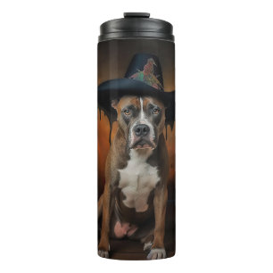 Termo Calabazas American Staffordshire Halloween Espeluz