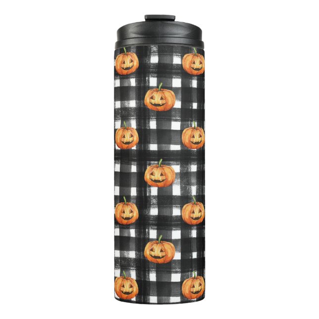 Termo Calabazas de Halloween: Encanto controlado. (Anverso)