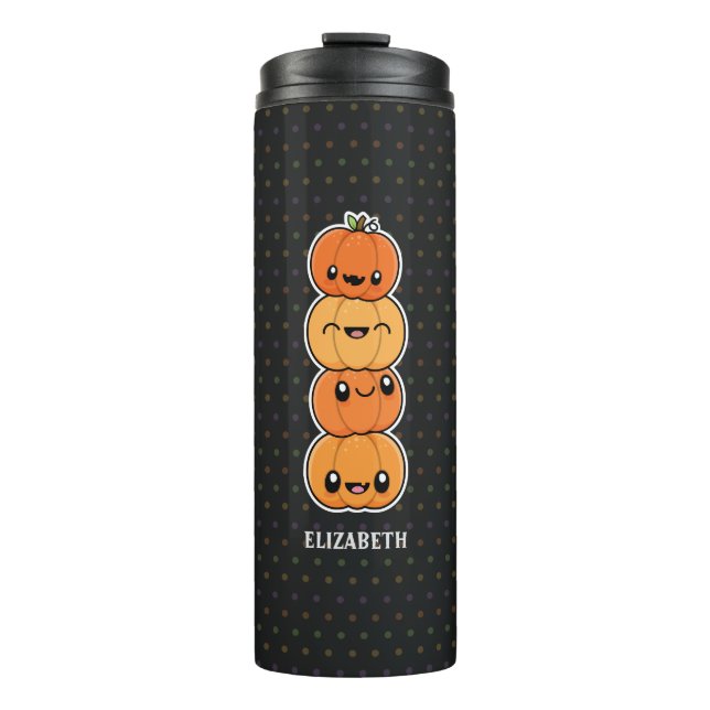 Termo Calabazas de tratamientos de Halloween (Anverso)