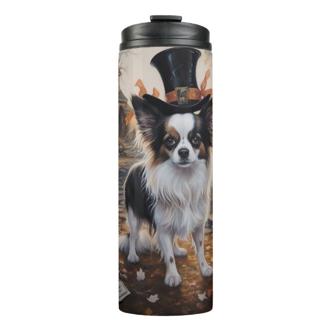 Termo Calabazas Papillon Halloween Espeluznantes (Anverso)