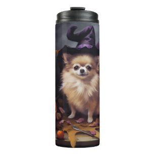 Termo Calabazas Pomerania Halloween Aterradoras