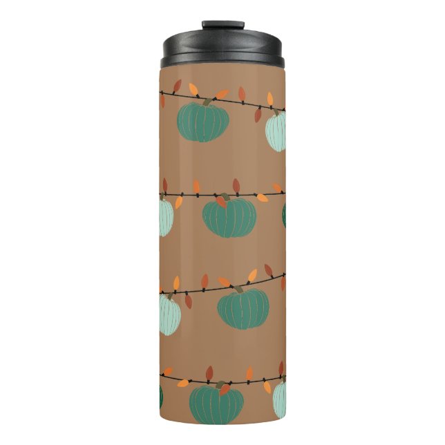 Termo Calabazas y luces (Anverso)