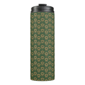Termo Calavera con Corona de Flores