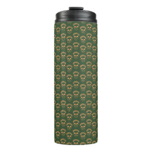 Termo Calavera con flor