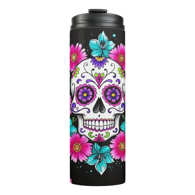 Termo Calavera de azúcar artística (Anverso)