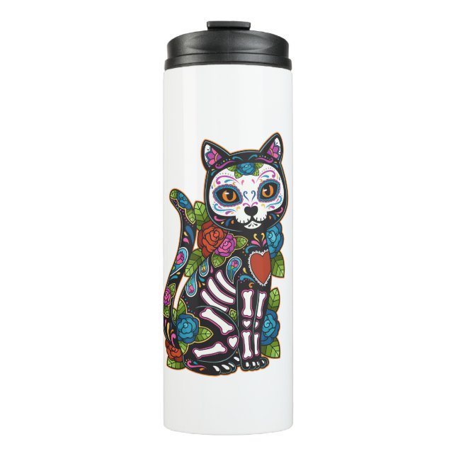 Termo Calavera de azúcar en México Calavera Dia De Los M (Anverso)