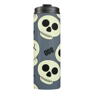 Termo Calavera de Halloween, Diseño Infantil Boo.