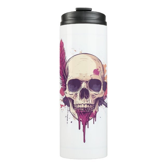 Termo Calavera del triste poeta (Anverso)