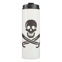 Calavera obsidiana espada Bandera pirata de Calico