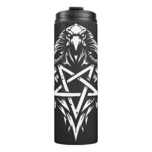 Termo Calavera Pentagrama Tribal de BurnsInhell