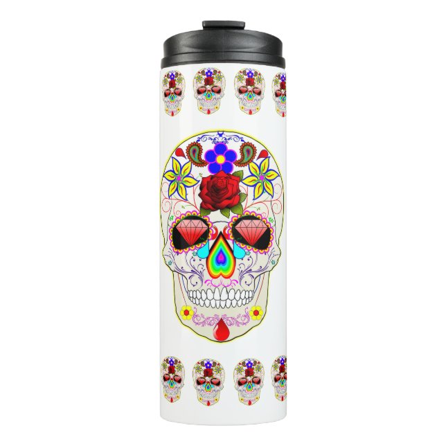 Termo Calaveras de azúcar (Anverso)