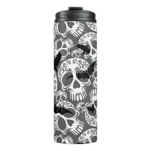 Termo Calaveras decorativas de Halloween
