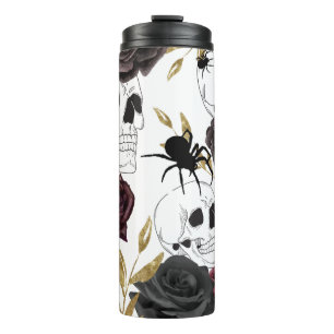 Termo Calaveras, Rosas y arañas