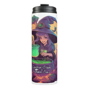 Termo Caldero Cerveza Calabaza Boo�s Pegatina