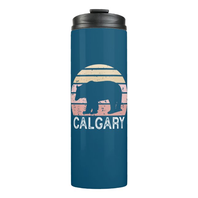 Termo Calgary Alberta Retro Bear (Anverso)