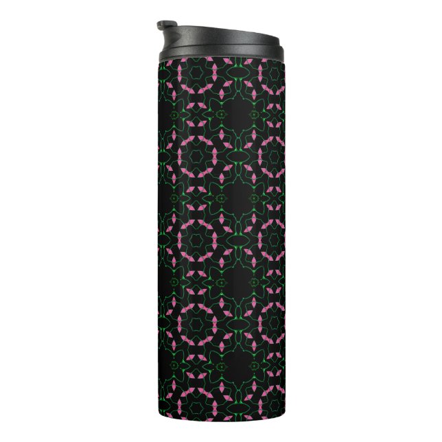 Termo Calidoscopio de Esmeralda y Rosa (Rotado hacia la derecha)