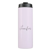 Caligrafía de Color Pastel Elegante Sencilla Nombr