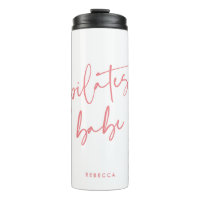 Caligrafía rosada moderna de entrenamiento Gimnasi