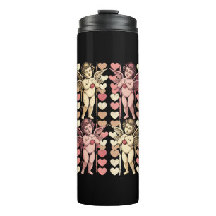 Termo Camaquito Coquette arco Día de San Valentín Retro