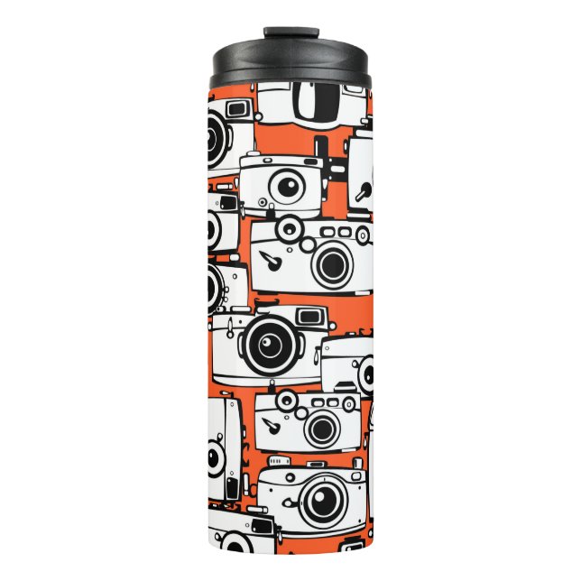 Termo Cámaras de cine vintage sin foco (Anverso)