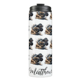 Termo Camión Monstruo de la carrera del Black Power