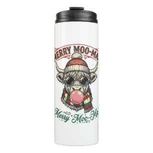 Termo Camisa de Vaca de Navidad Pun Fiesta Alta Desi Ado