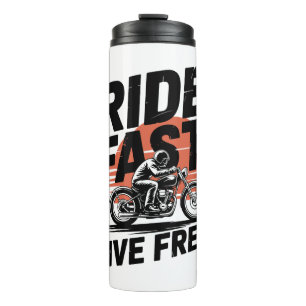 Termo Camisas Bicyclist Fast Live Free