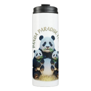 Termo Camiseta ADOM "Panda Paradise Found" cuello en V p