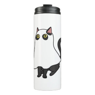 Termo Camiseta clásica de gato fantasma_2