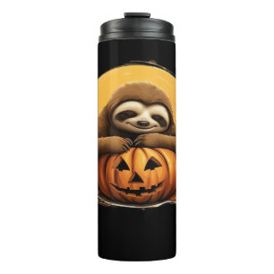 Termo Camiseta clásica de perezoso durmiendo y calabaza 