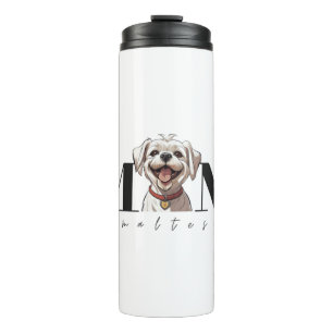 Termo Camiseta Clásica De Perro Mom MALTESE