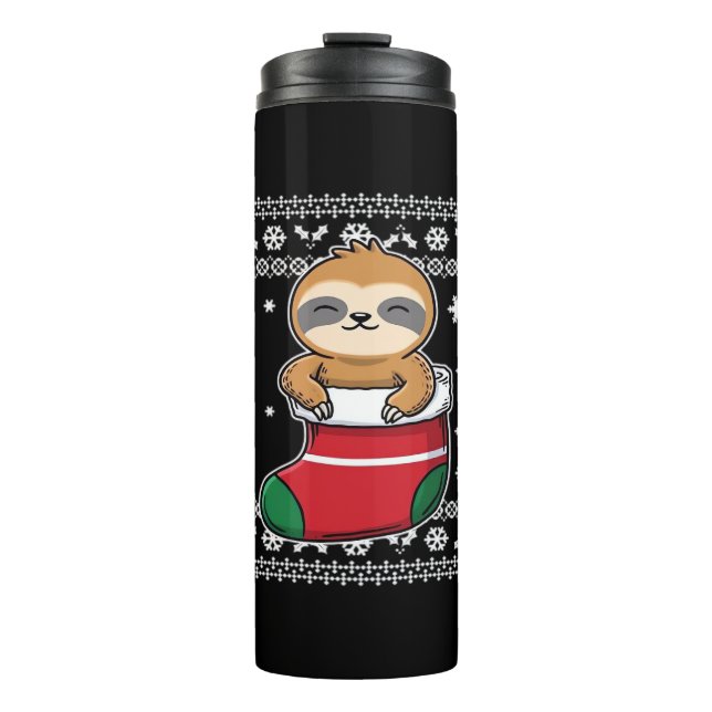 Termo Camiseta Clásica Sloth navidades (Anverso)