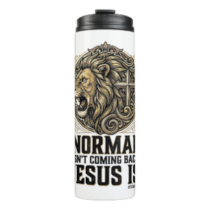 Termo Camiseta Cristiana Cruz León Jesús Está Volviendo