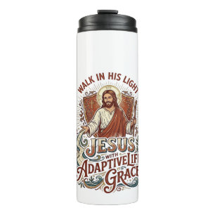 Termo Camiseta de ánimo de discapacidad de Jesús Inspira