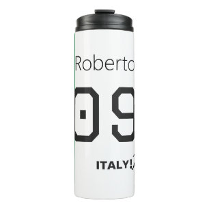 Termo Camiseta de fanático de fútbol personalizada de It