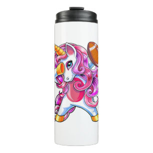 Termo Camiseta de fútbol de unicornio haciendo Dabbing R