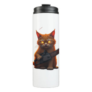 Termo camiseta de gatos de la sierra de Chainville