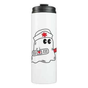 Termo Camiseta de halloween de la enfermera del equipo d