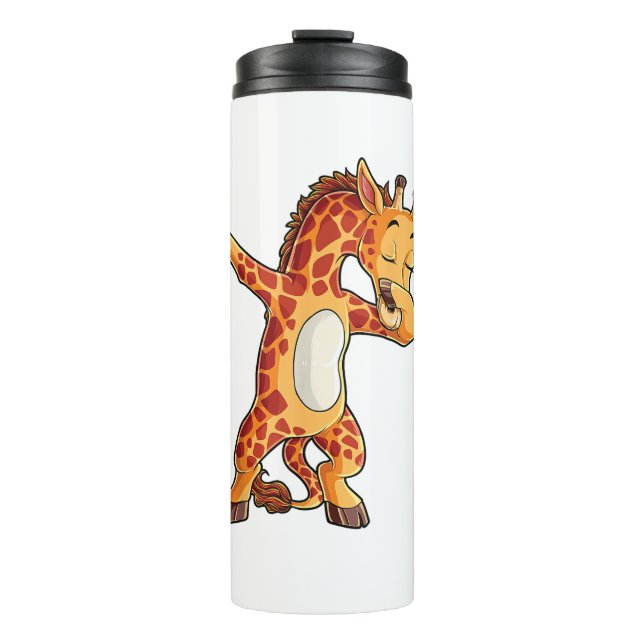 Termo Camiseta de la jirafa de la ropa de bebé Girafas G (Anverso)