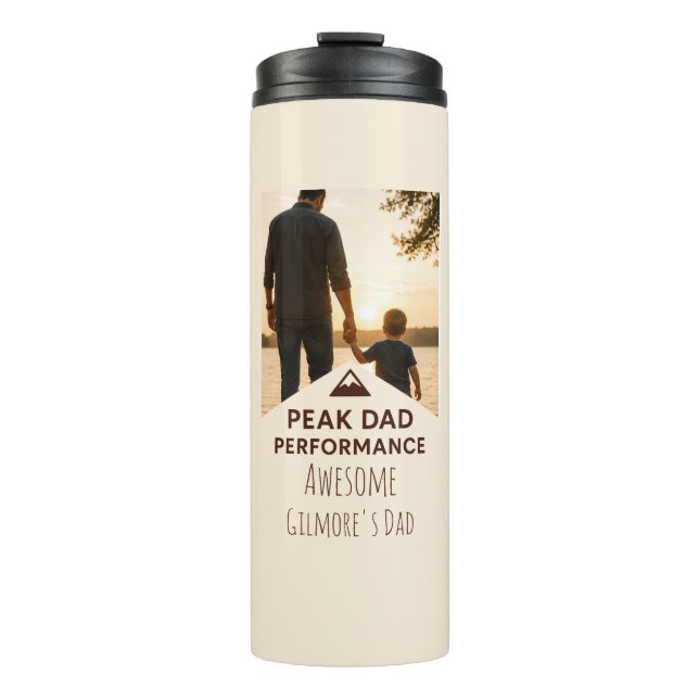Termo Camiseta de Rendimiento Máximo de Papá Regalo Dive (Anverso)