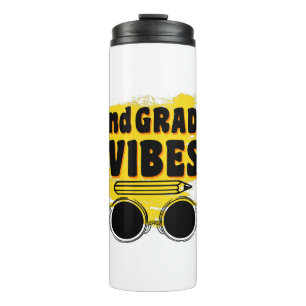 Termo Camiseta de Vibraciones de 2do Grado de Regreso a