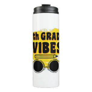 Termo Camiseta de Vibraciones de 4to Grado de Regreso a