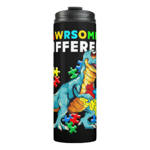 Termo Camiseta muy diferente Dinosaurio Dino Autismo Aw